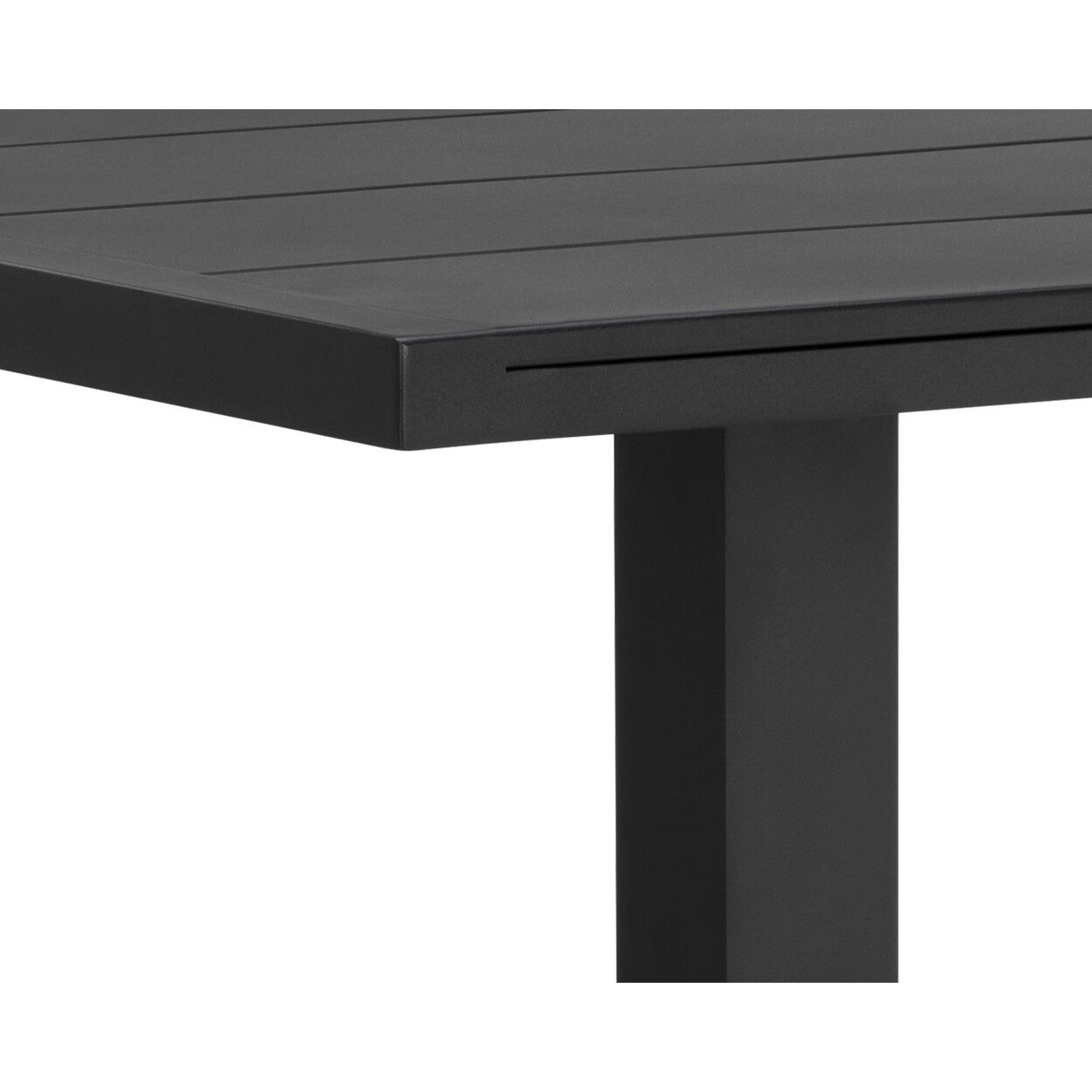 Merano 40.25 X 32 inch Black Outdoor Bar Table